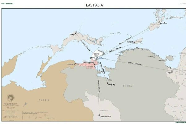 East Up Map